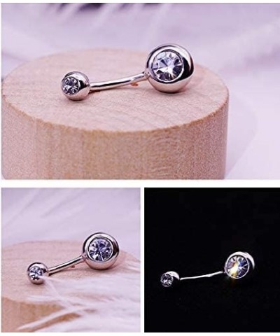 Belly Button Ring Belly Rings for Women Belly Button Piercing Stainless Steel Belly Button Rings Belly Navel Rings Piercing J...