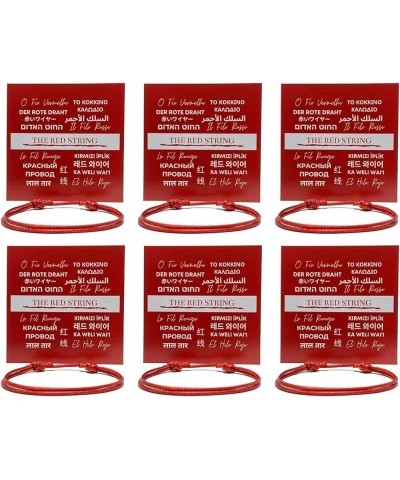 (2-pack) Red wax nylon cord adjustable Bracelet for men women - Unisex Waterproof Surfer Passion protection strength Power Ta...