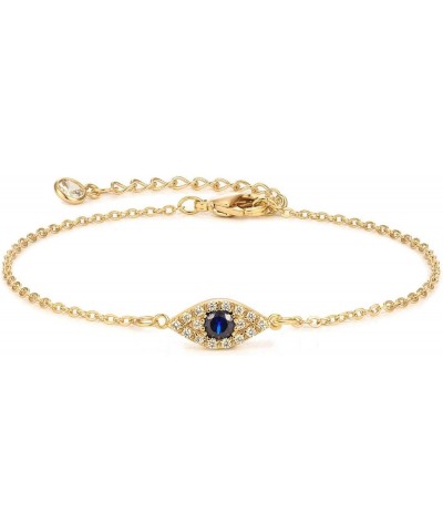 Gold Bracelet Gold 14K Gold Filled Dainty Chain Simple Jewelry Gift for Women Evil Eye $10.43 Bracelets