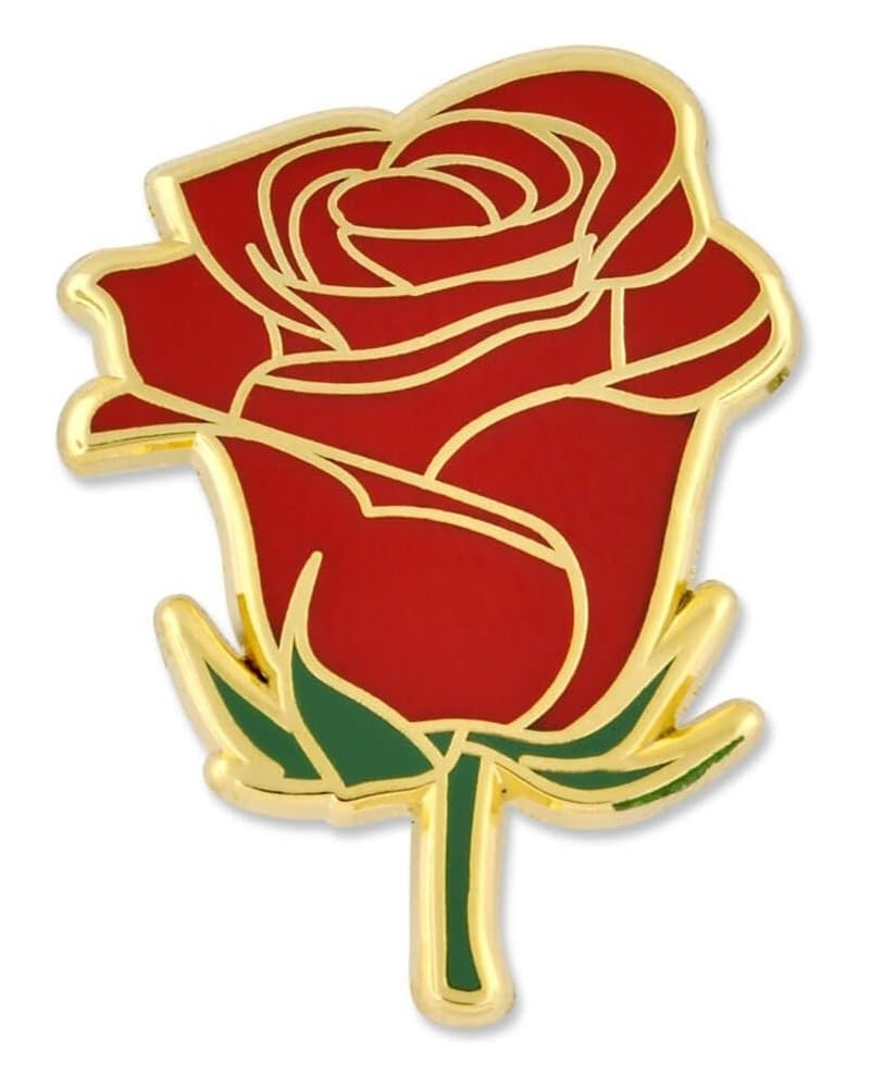 Flower Trendy Enamel Lapel Pin 50 Pack Red Rose $17.64 Others