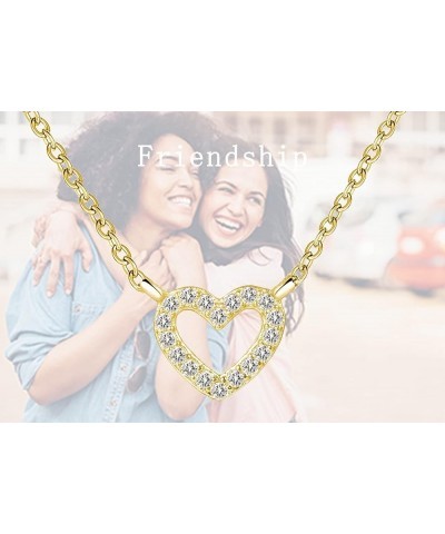 Sister Necklace Gifts Friendship Necklace for 2 Interlocking Infinity Heart Necklace for Sister Best Friends Friendship Gifts...