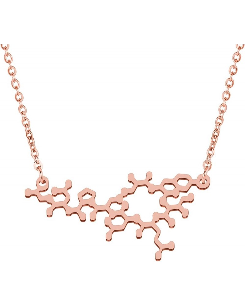 Molecule Necklace Oxytocin Pendant Jewelry Chemistry Women Jewelry Love Hormone Gift Science Jewelry RG Oxytocin $8.83 Pendants