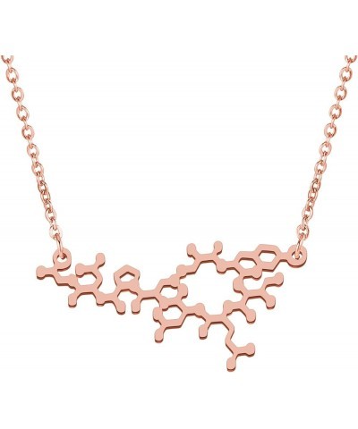 Molecule Necklace Oxytocin Pendant Jewelry Chemistry Women Jewelry Love Hormone Gift Science Jewelry RG Oxytocin $8.83 Pendants