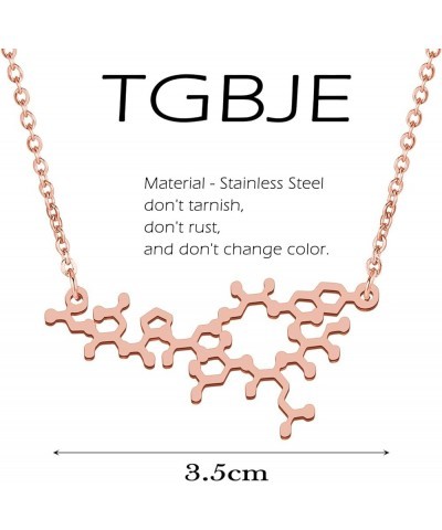 Molecule Necklace Oxytocin Pendant Jewelry Chemistry Women Jewelry Love Hormone Gift Science Jewelry RG Oxytocin $8.83 Pendants