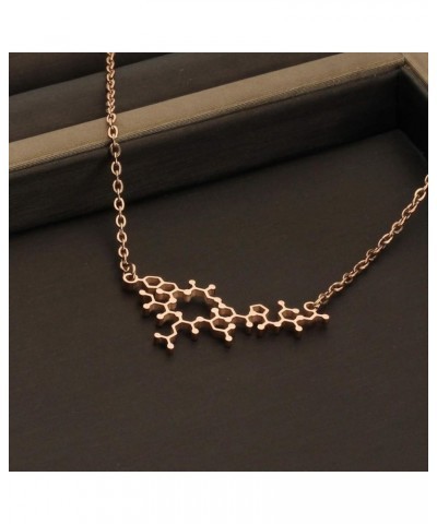 Molecule Necklace Oxytocin Pendant Jewelry Chemistry Women Jewelry Love Hormone Gift Science Jewelry RG Oxytocin $8.83 Pendants