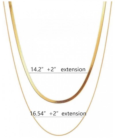 Layered Necklaces for Women Trendy, 14K Gold Layered Necklaces for Women Layering Necklaces Trendy Gold Chain Necklaces Jewel...