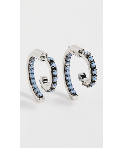 Women's Mini Rhinestone Luna Earrings Ire/Hem/Air Blue Opal $85.10 Earrings