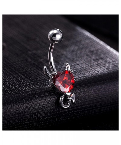 Body Piercing Jewelry,1Pc Fashion Sexy Shiny Navel Belly Button Ring Rhinestone Perfect a Jewelry Gift Nose Ear Lip Belly But...