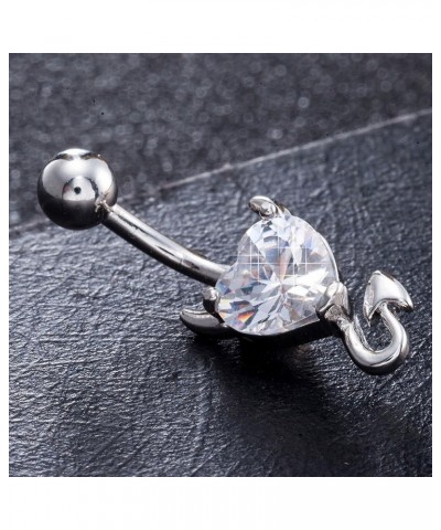 Body Piercing Jewelry,1Pc Fashion Sexy Shiny Navel Belly Button Ring Rhinestone Perfect a Jewelry Gift Nose Ear Lip Belly But...