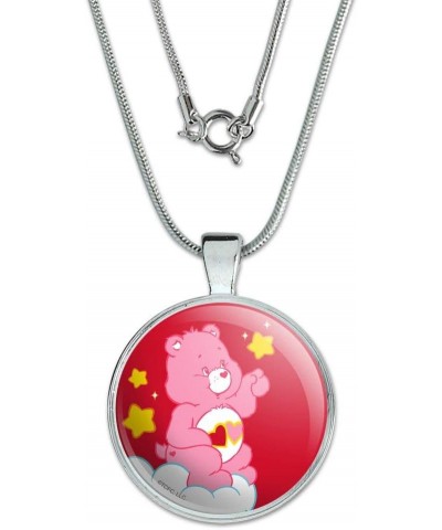 Care Bears Love-A-Lot Bear 1" Pendant with Sterling Silver Plated Chain $9.67 Necklaces