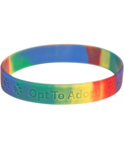 | Pride Silicone Bracelet - Support Pride Causes - LGBTQ+ Rainbow Bracelet for Women & Men (1 Bracelet) Pet Adoption Silicone...