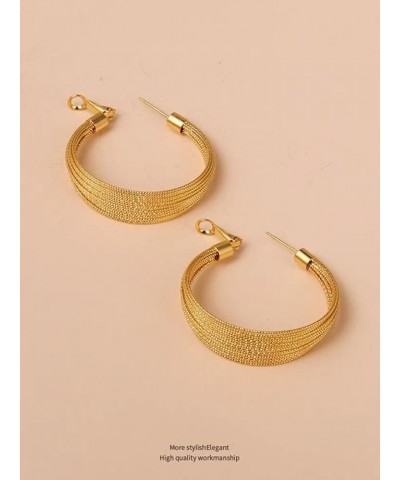 Hoop Earrings for Women, Vintage Multi Layers Alloy Large Circle Ear Drop Dangle Women Hook Earrings Fashion Vintage Circular...