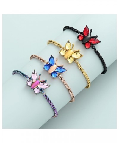 Cremation Jewelry Butterfly Urn Bracelet for Human Ashes for Women Adjustable Memorial Keepsake Link Bracelet Pink $8.97 Others