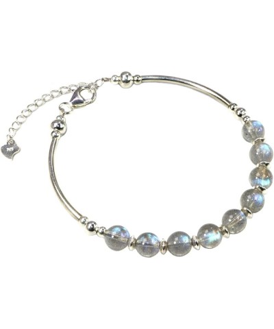 Manual Original Labradorite Moonstone Crystal Bracelet Gray Moonstone $16.75 Bracelets