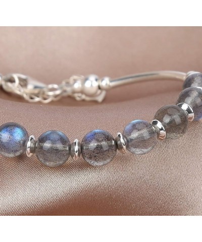 Manual Original Labradorite Moonstone Crystal Bracelet Gray Moonstone $16.75 Bracelets