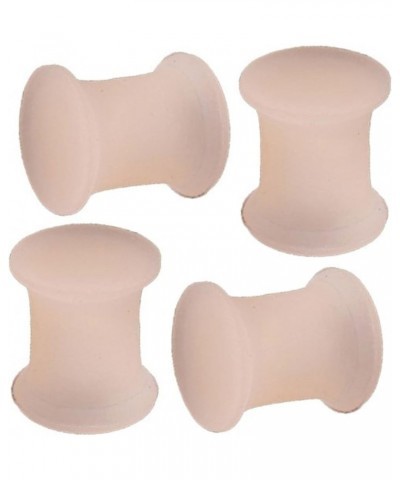 Skin Double Flare Tunnels Ear Plugs SI03 wholesale Lot 4Pcs A-2g 6mm $7.53 Body Jewelry