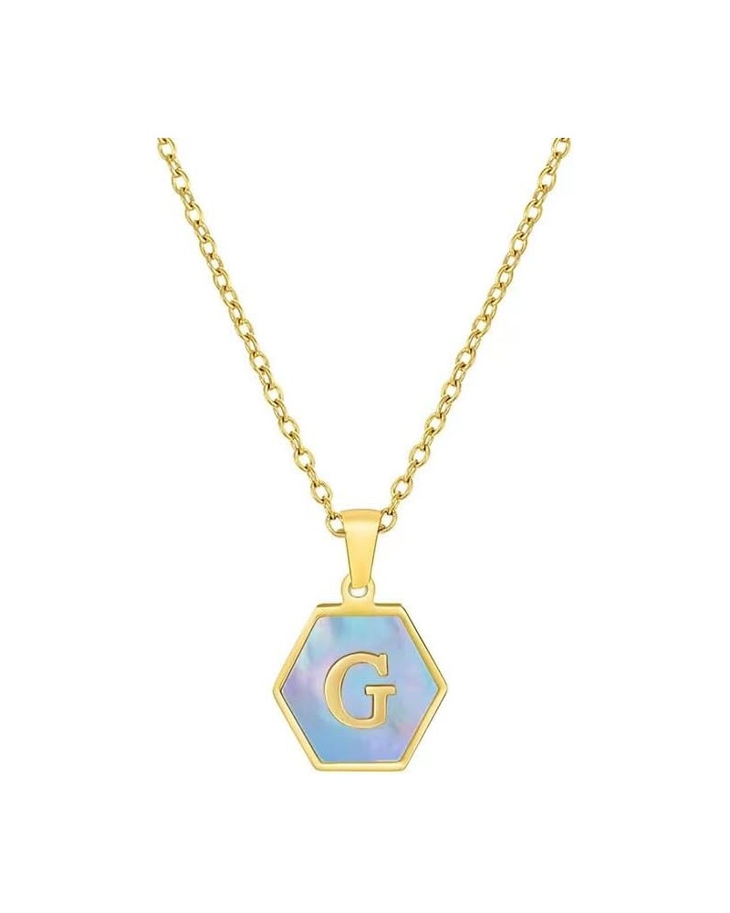 Initial Necklace for Women Girls 18K Gold Dainty Letter Necklce Tiny A-Z Pendant Necklace Trendy Monogram Name Necklace Perso...