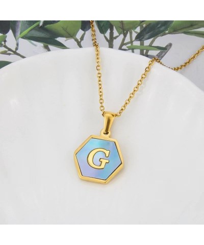 Initial Necklace for Women Girls 18K Gold Dainty Letter Necklce Tiny A-Z Pendant Necklace Trendy Monogram Name Necklace Perso...