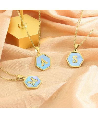 Initial Necklace for Women Girls 18K Gold Dainty Letter Necklce Tiny A-Z Pendant Necklace Trendy Monogram Name Necklace Perso...