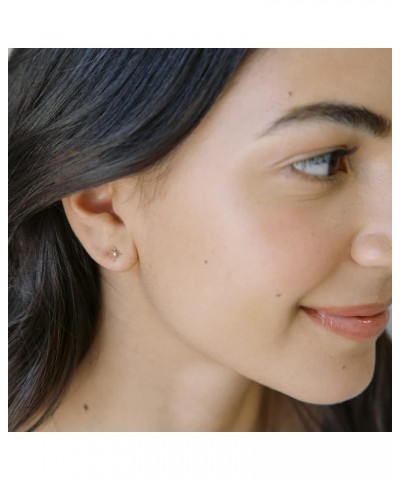 Celestial Starburst Studs in Gold, Rose Gold, or Silver | Minimalist, Delicate Jewelry Silver $11.00 Earrings