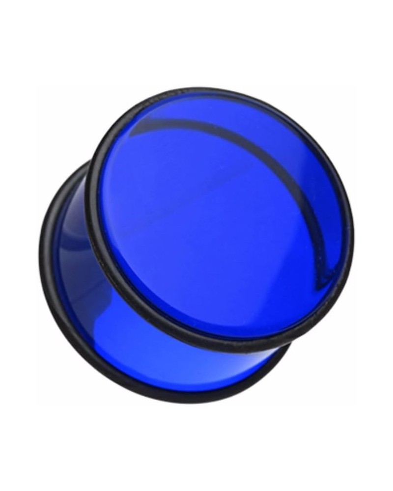 Basic Acrylic No Flare WildKlas Ear Gauge Plug (Sold as Pairs) 15/32" (12mm) Blue $10.44 Body Jewelry