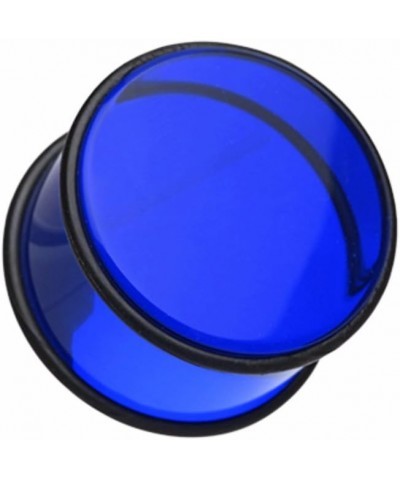 Basic Acrylic No Flare WildKlas Ear Gauge Plug (Sold as Pairs) 15/32" (12mm) Blue $10.44 Body Jewelry