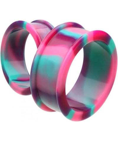 Cosmic Supersize Flexible Silicone Double Flared Ear Gauge Tunnel Plug Earrings 1-3/8" (35mm) $11.96 Body Jewelry