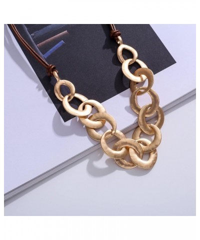 Trendy Black Leather Chokers Necklaces Chain Necklace for Women Jewelry GTLN124017 $10.59 Necklaces