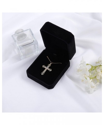 Cross Necklaces for Women Jewelry Necklaces for Teen Girls Women 16K Gold Plated Cross Pendant Choker Necklace Valentine's Da...