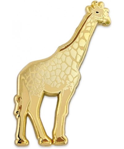 Wild Animal Enamel Lapel Pin 5 Pack Gold Giraffe $70.46 Brooches & Pins