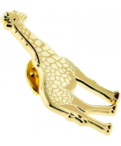 Wild Animal Enamel Lapel Pin 5 Pack Gold Giraffe $70.46 Brooches & Pins