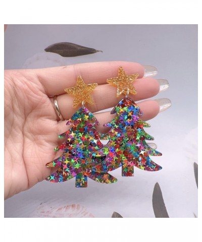 Christmas Bow Earrings for Women Xmas Earrings Christmas Hat Cat Earrings Christmas Tree Cat Earrings Gingerbread Man Earring...