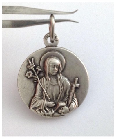 Saint Catherine from Siena Silver Medal - The Patron Saints Medals $7.94 Pendants