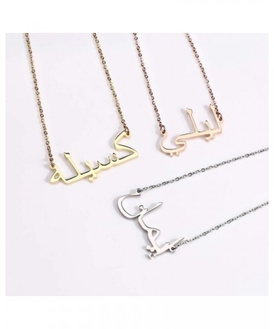 Customised Arabic Name Necklace in 925 Sterling Silber /18K Rose Gold Plated/18K Gold Plated 1. One Arabic Name $15.79 Necklaces