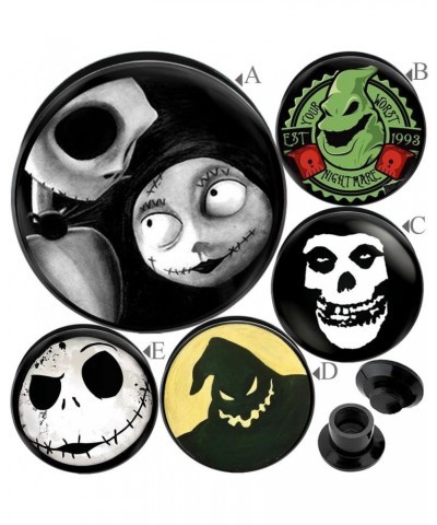 Flesh tunnel Screw on ear gauge Available size 2g (6mm) to 1 3/16" (30mm) Please Choose Style A B C D or E (1 Pair ONLY) 1/2 ...