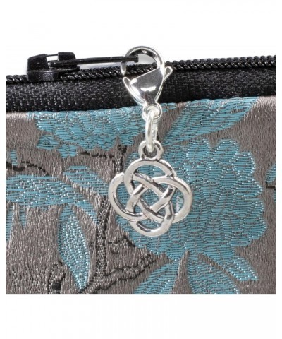 Silver Celtic Knot Clip-On Charm, Timeless Elegance Design + Lobster Clasp, Versatile Accessory for Bracelets and Bags $10.02...