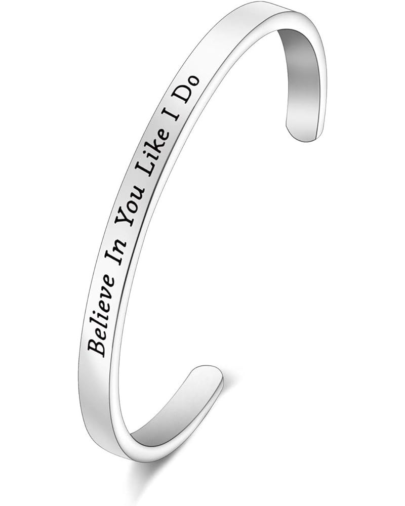 Inspirational Bracelet Believe in You Like I Do Graduation Jewelry Gift Believe in You Like I Do $11.32 Bracelets