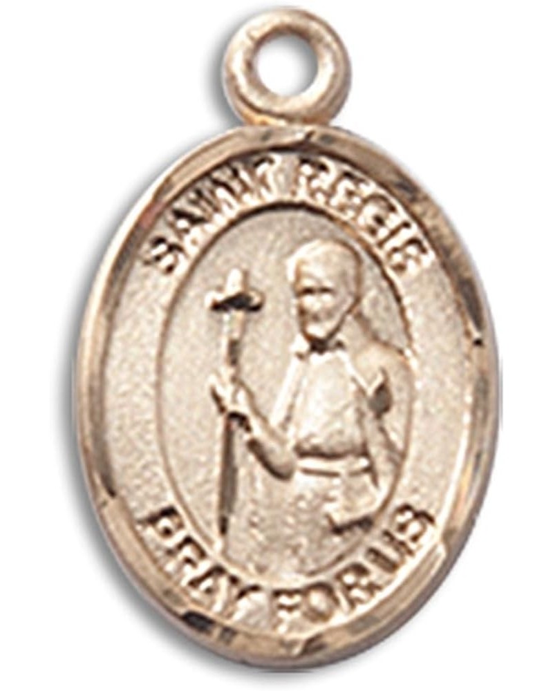 14 Karat Gold Catholic Patron Saint Medal Petite Charm Pendant, 1/2 Inch Saint Regis $100.58 Pendants