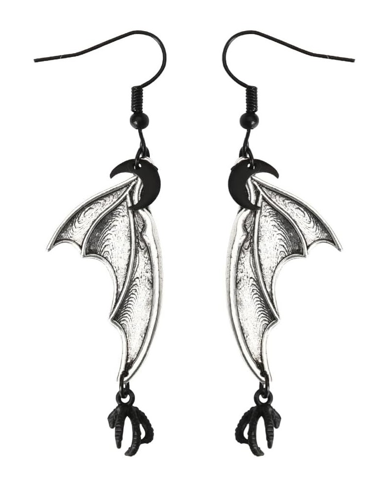 Halloween Bat Earrings for Women Men Gothic Punk Bat Dangle Earrings Halloween Themed Gifts for Boys Girls Halloween Costume ...