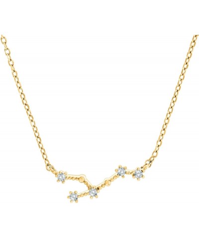 14K Gold Plated Astrology Constellation Horoscope Zodiac Necklace 16-18 Yellow Gold Leo $9.69 Necklaces