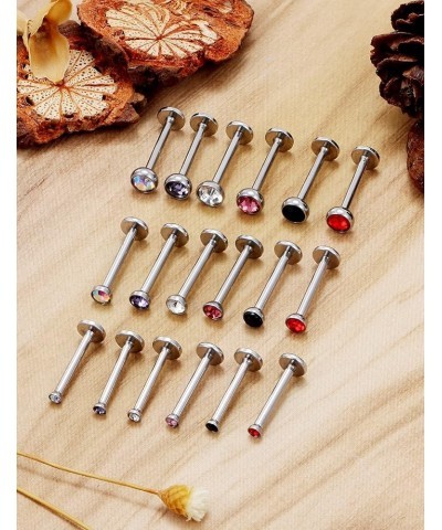 16G Lip Rings Stainless Steel Labret Monroe Lip Rings Nail Cartilage Tragus Helix Earrings Studs Ring Medusa Piercing Jewelry...