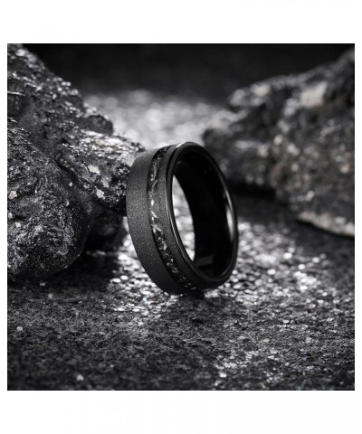 4mm/8mm Black/Gold/Rose Gold Tungsten Ring Wedding Band Engagement Ring Custom Ring for Men Women Couple Comfort Fit Matte Fi...