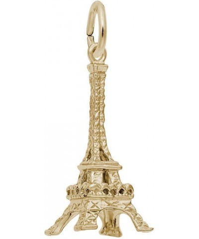 Rembrandt Medium Eiffel Tower Charm 10K Yellow Gold $18.75 Bracelets