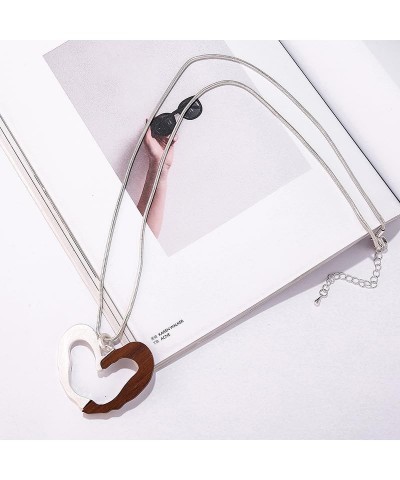 Heartfelt Glam: 80cm Sweater Chain with Oversized Heart Pendant - Casual Chic & Versatile Statement Piece! FashionFrenzy Hear...