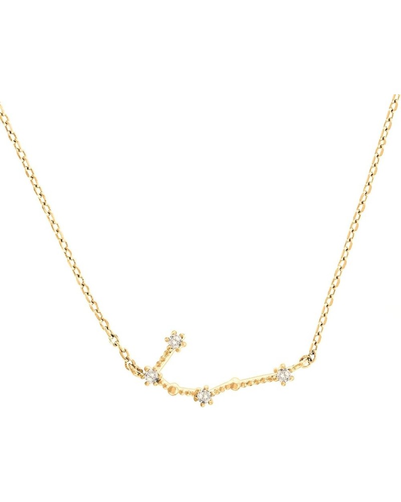 14K Gold Plated Astrology Constellation Horoscope Zodiac Necklace 16-18 Yellow Gold Gemini $9.69 Necklaces