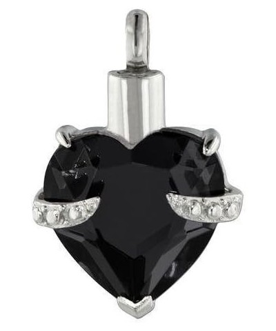 Hold My Heart Cremation Jewelry Black Onyx $22.34 Necklaces