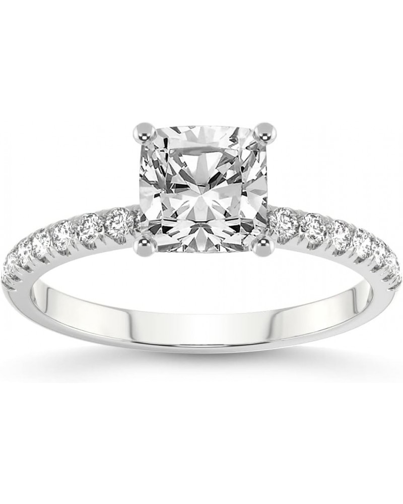 1 Carat - 5 Carat | IGI Certified Lab Grown Diamond Ring | 14K Or 18K in White, Yellow Or Rose Gold | Olivia Secret Halo Lab ...