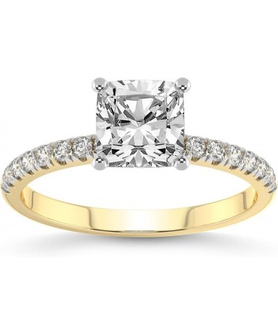 1 Carat - 5 Carat | IGI Certified Lab Grown Diamond Ring | 14K Or 18K in White, Yellow Or Rose Gold | Olivia Secret Halo Lab ...