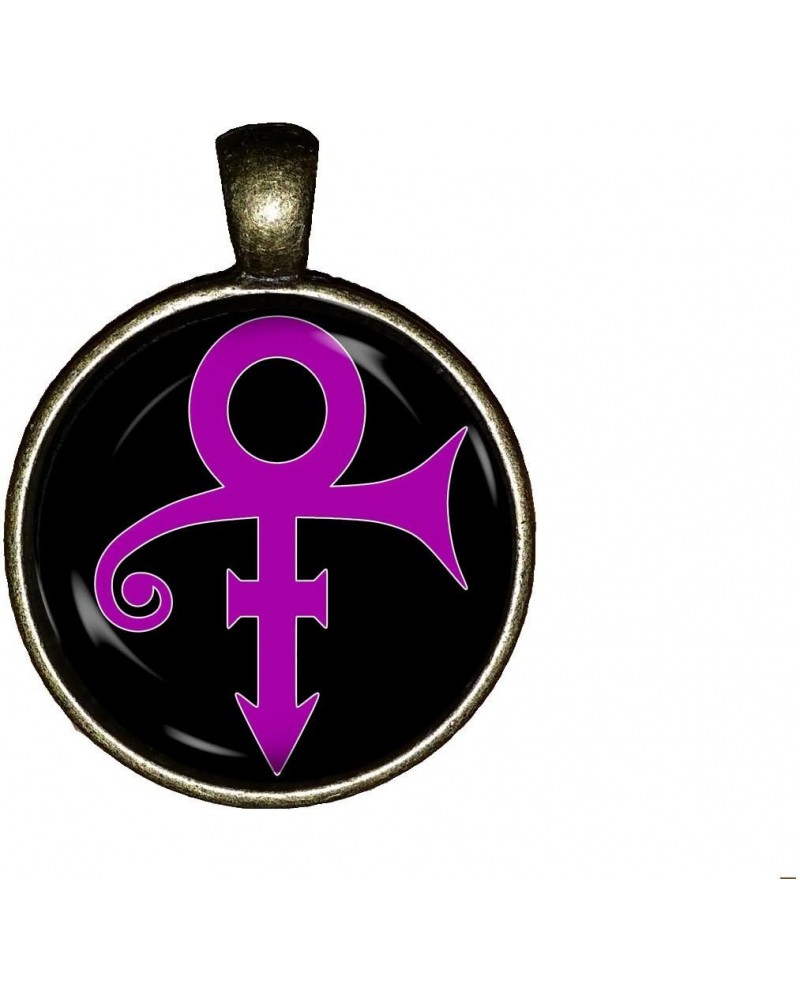 Prince Symbol Necklace Memorial R.I.P. Handmade Purple Rain Jewelry Gift Pendant $11.49 Necklaces