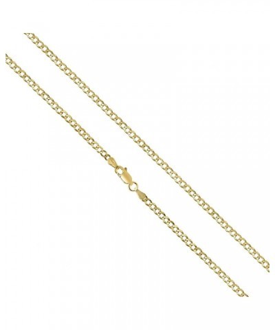 10K Yellow Gold 2mm Curb Chain Necklace, 16" - 30 20.0 Inches $69.58 Necklaces